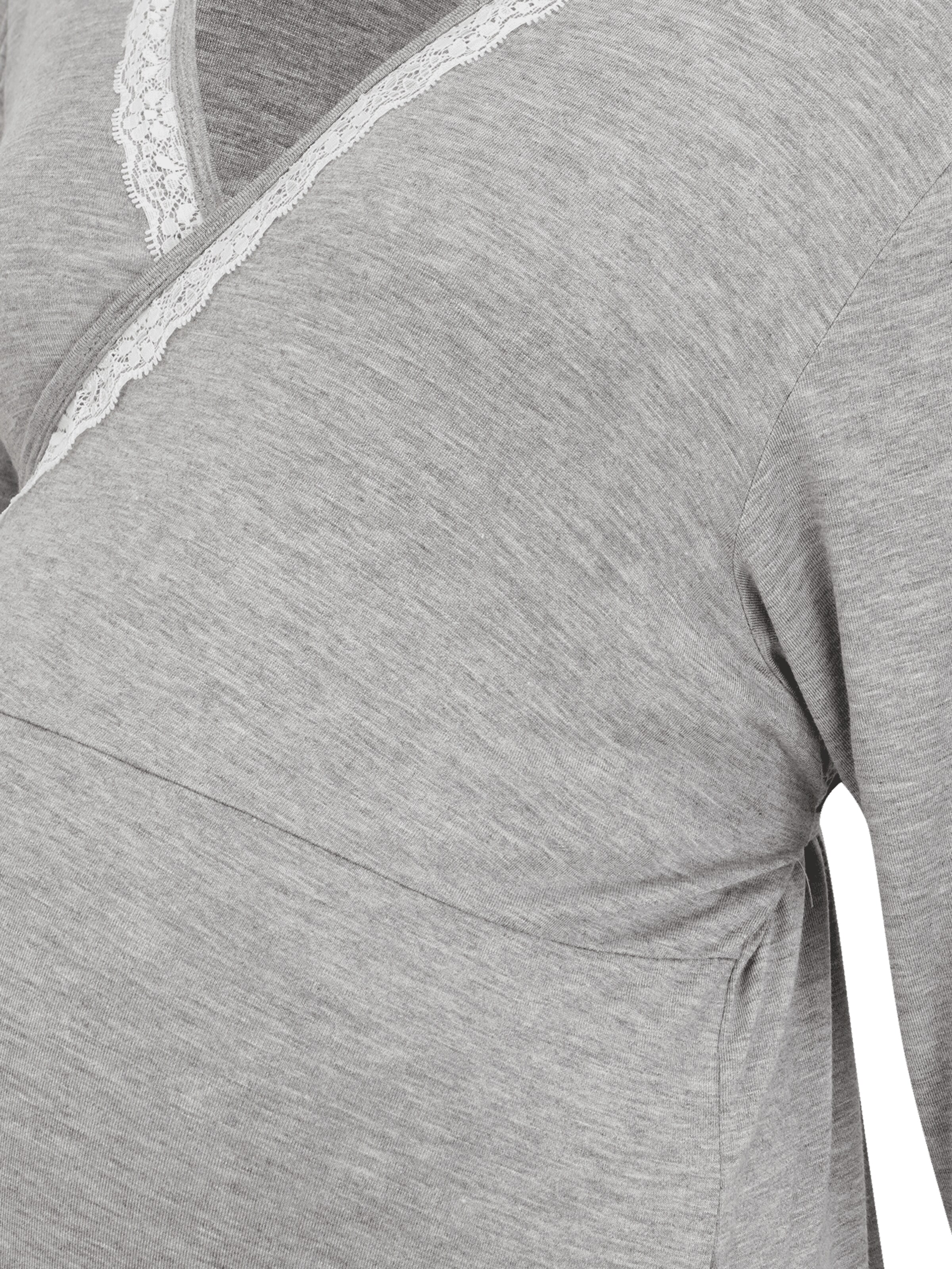 Tunica 'Gisele' di petit amour in grigio