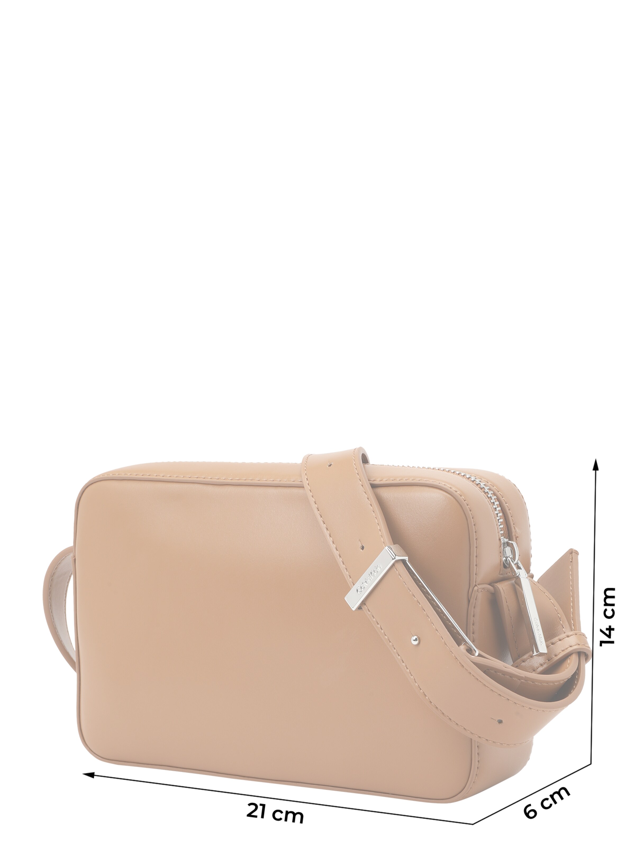 Calvin Klein - Mala de ombro em castanho