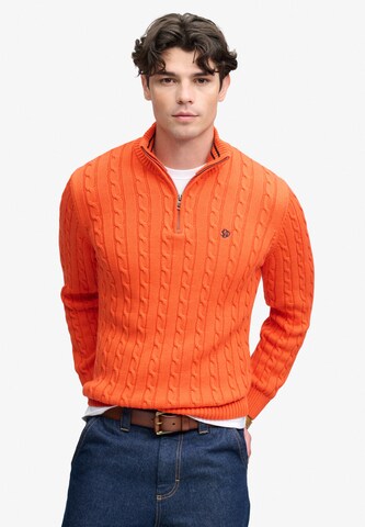 Pull-over Superdry & Co en orange : devant