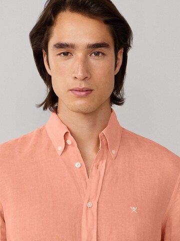 Coupe regular Chemise 'Ess' Hackett London en orange