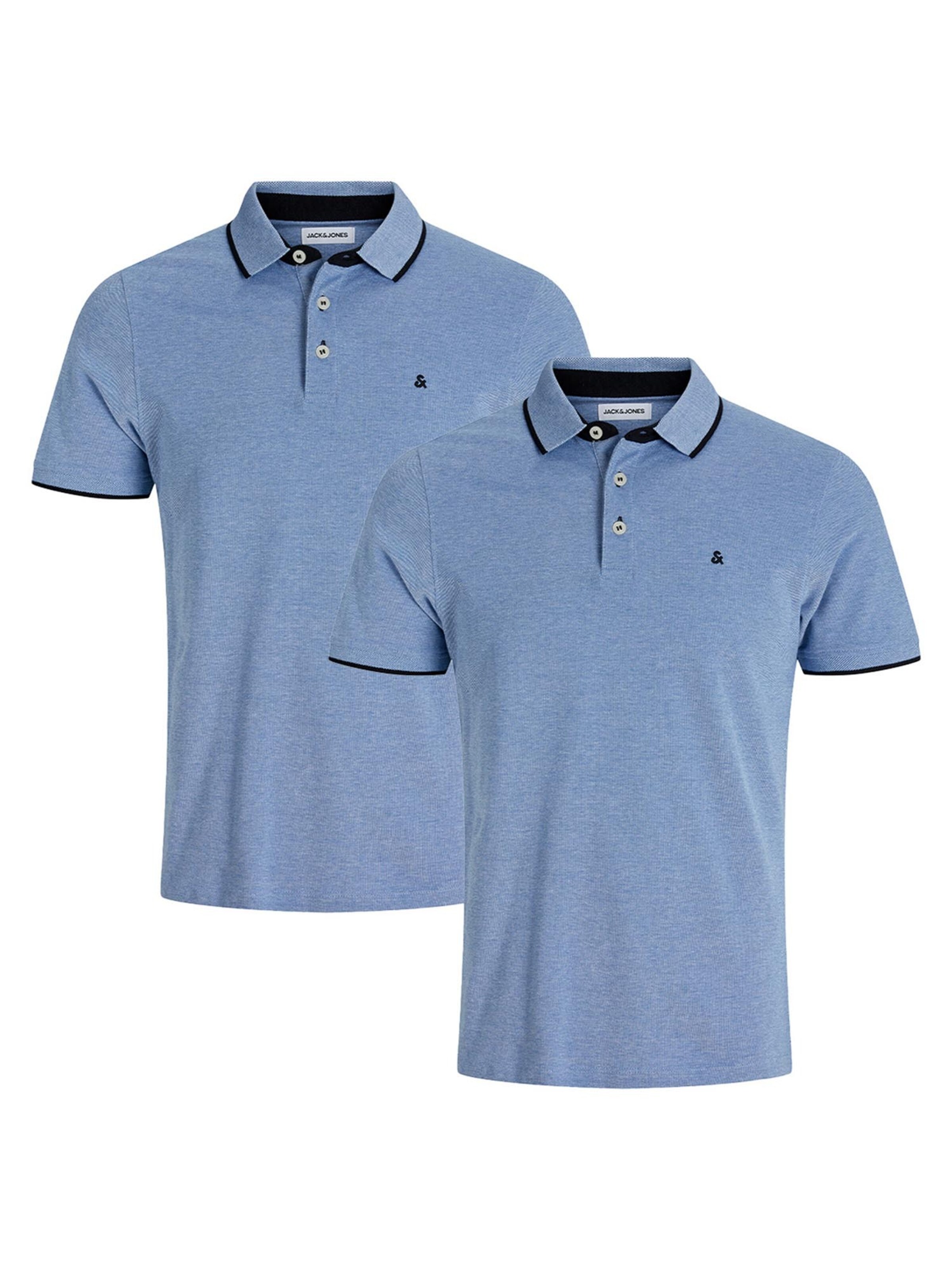 JACK & JONES Shirt 'Paulos - Slim Fit' in Blue: front