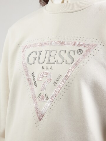 GUESS Sweatshirt 'PYTHON' in Beige