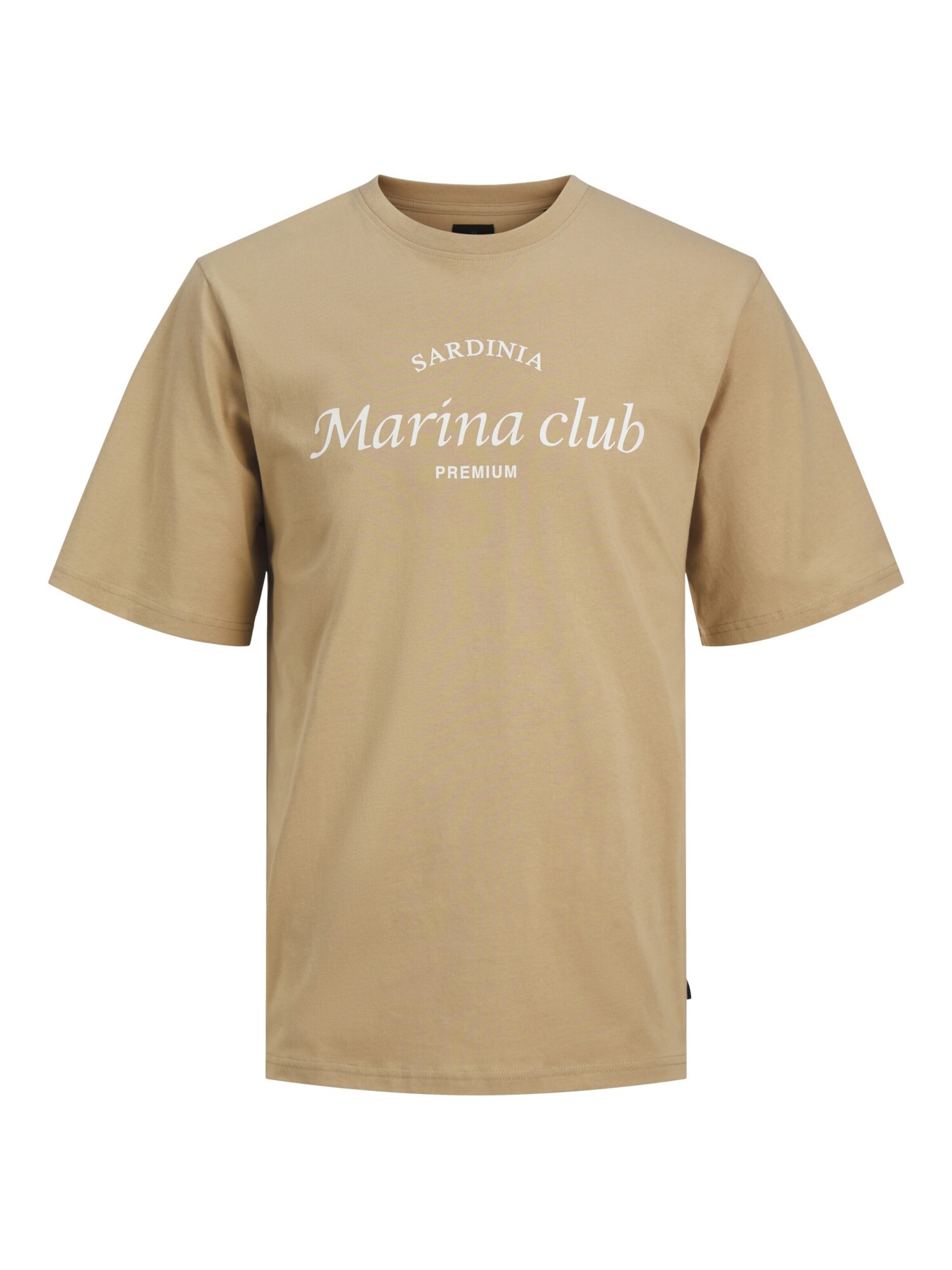 JACK & JONES Bluser & t-shirts 'Ocean Club' i beige: forside