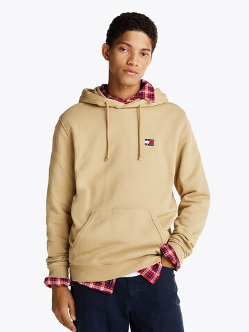Tommy Jeans Sweatshirt in Beige: voorkant