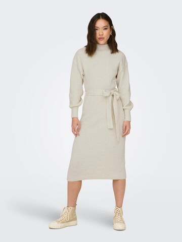 ONLY Strikkjole 'THILDE' i beige