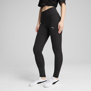 Regular Pantalon de sport 'EVOSTRIPE' PUMA en noir : devant