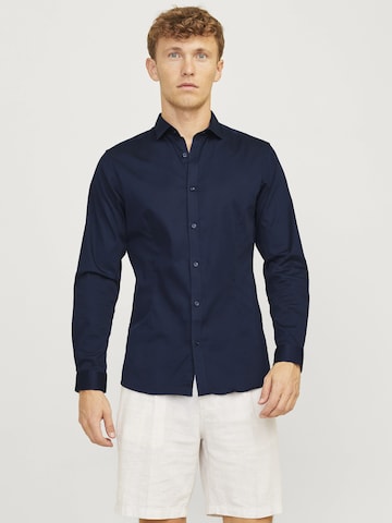 JACK & JONES Slim fit Overhemd in Blauw