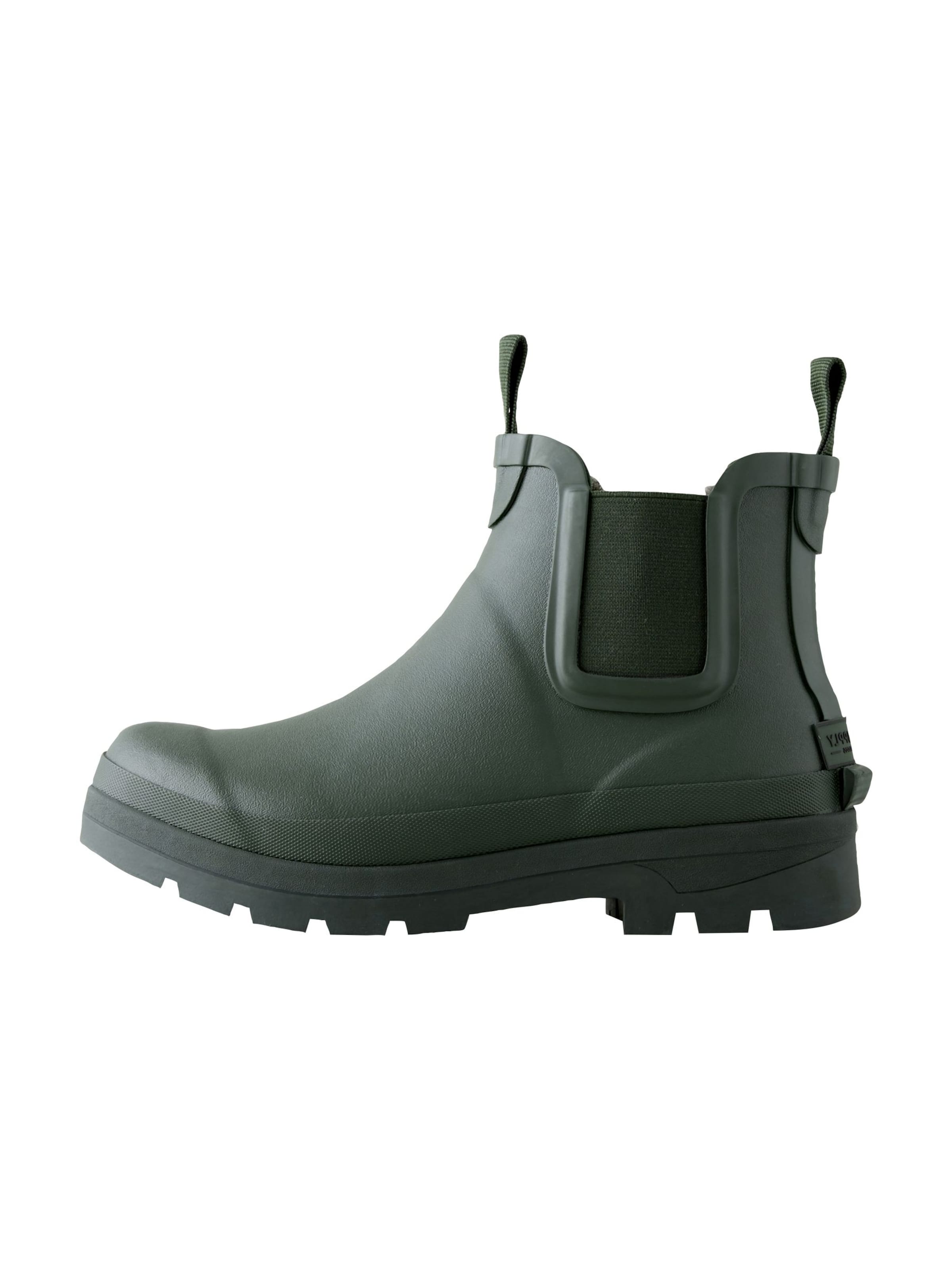 Cizme de cauciuc de la Next pe verde: față