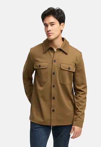 INDICODE JEANS Comfort Fit Hemd 'INNello' in Grün: Vorderseite