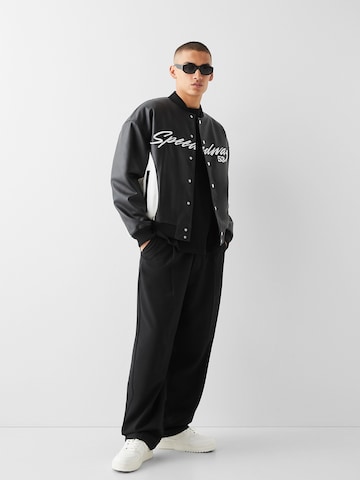 Bershka Between-Season Jacket in Black