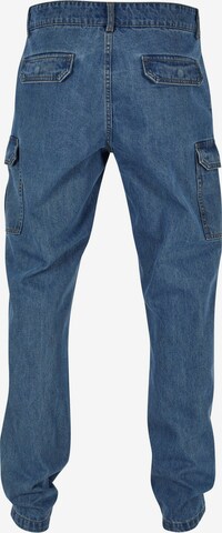 Urban Classics Tapered Cargojeans in Blau