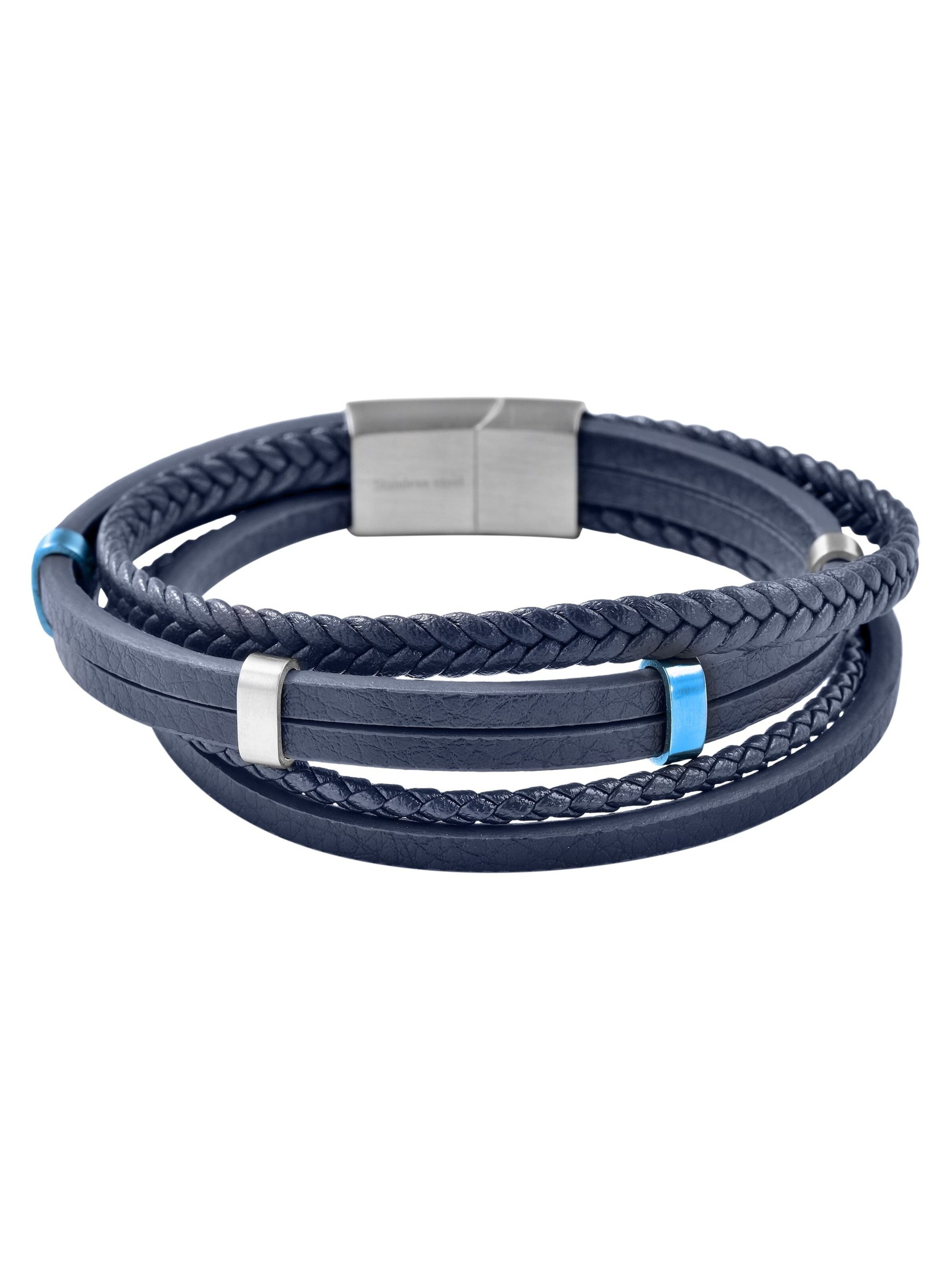 Akzent Bracelet 'Matthijs, hautverträglich' in Blue
