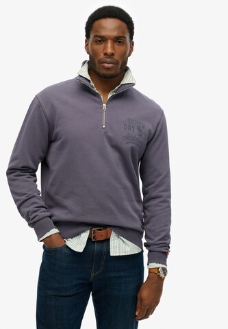 Superdry Sweatshirt in Lila: voorkant