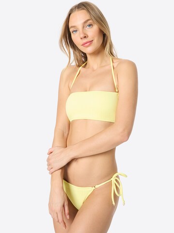 Seafolly Bandeau Góra bikini w kolorze żółty