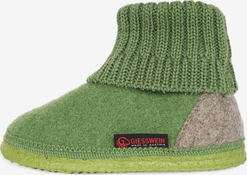 GIESSWEIN Slippers 'Kramsach' in Green: front