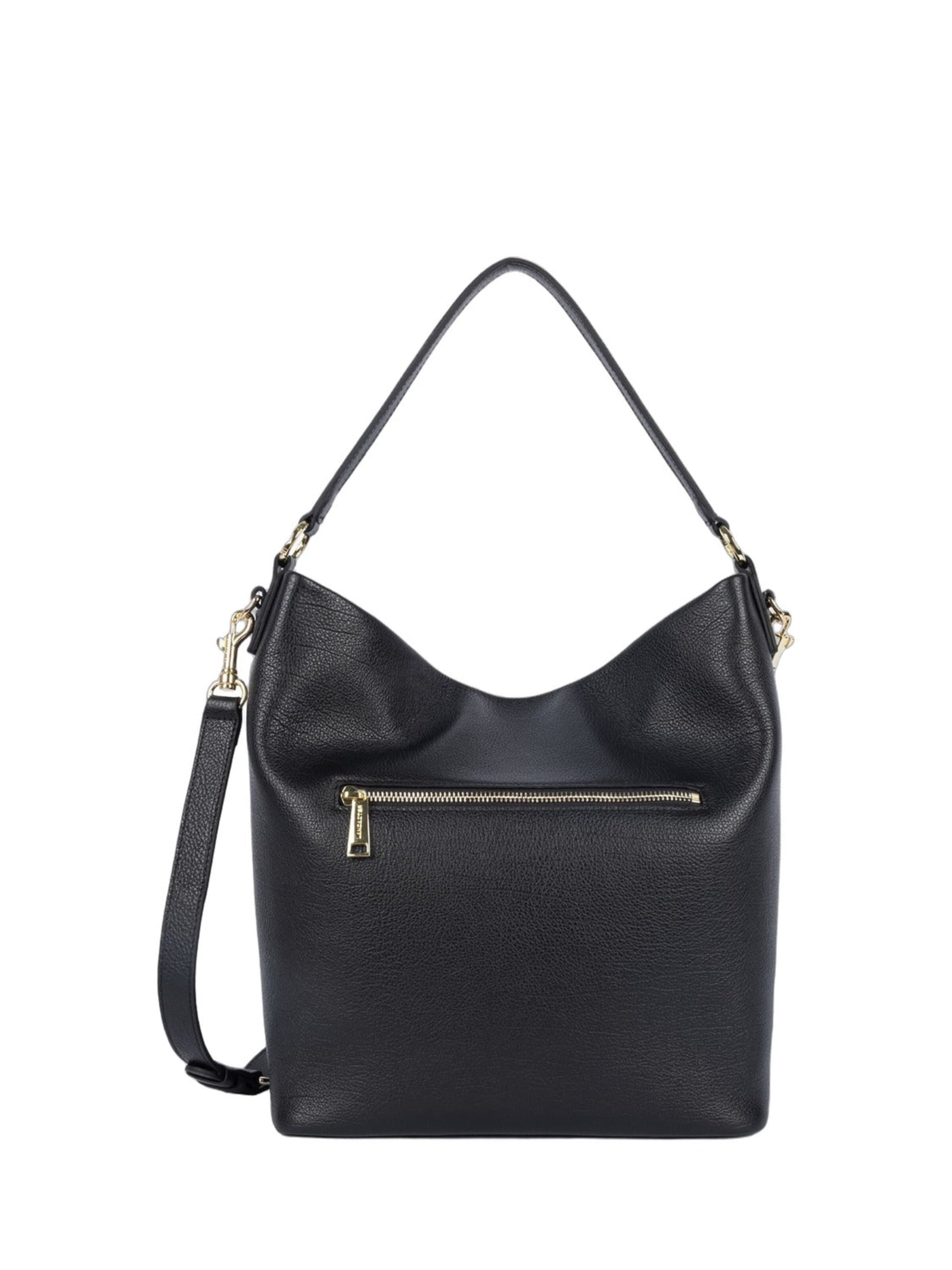 LANCASTER Paris - Mala de ombro 'Dune' em preto