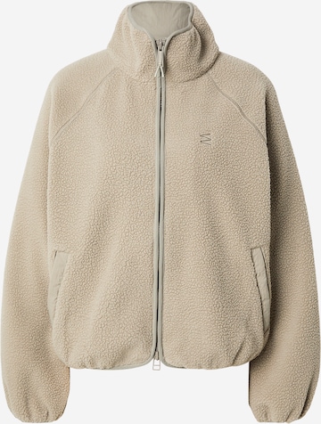 Jachetă fleece 'Cali' de la Embassy of Bricks and Logs pe verde: față