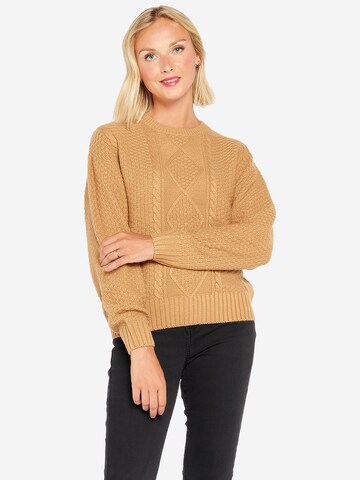 LolaLiza Sweater in Brown: front