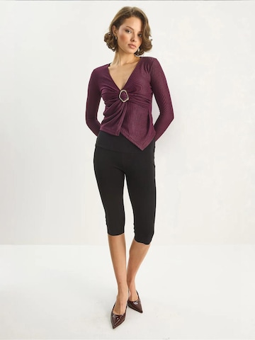 Camicia da donna di Bianco Lucci in lilla