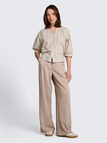 TOM TAILOR DENIM Bluse in Weiß