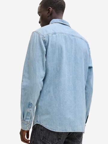 JACK & JONES Slim Fit Hemd 'Western'‌‌‌‌‌‌‌‌ in Blau