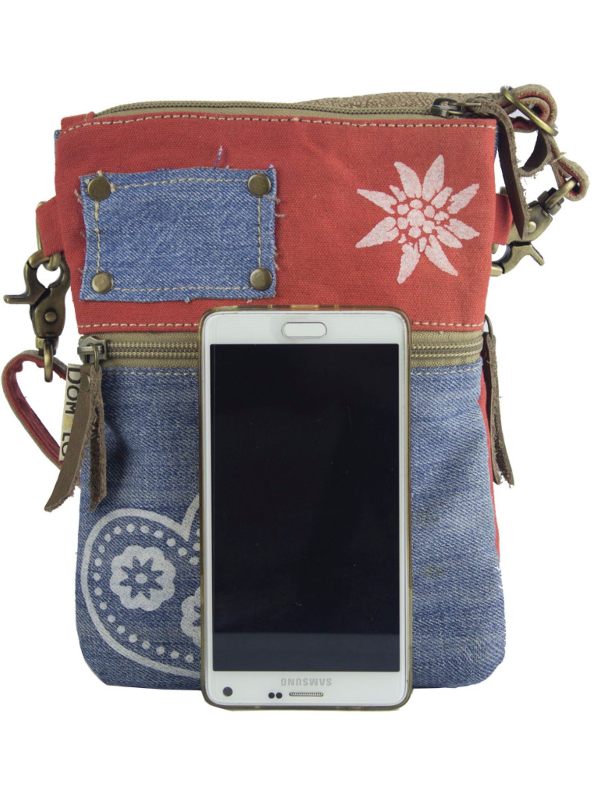 DOMELO Crossbody Bag 'Domelo' in Red