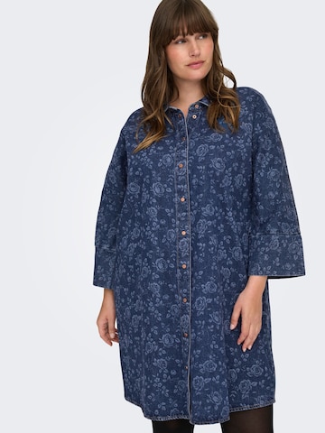 Robe ONLY Carmakoma en bleu : devant