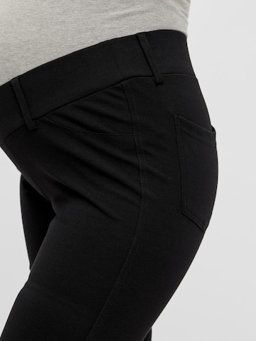 MAMALICIOUS Slim fit Pants 'Alba' in Black