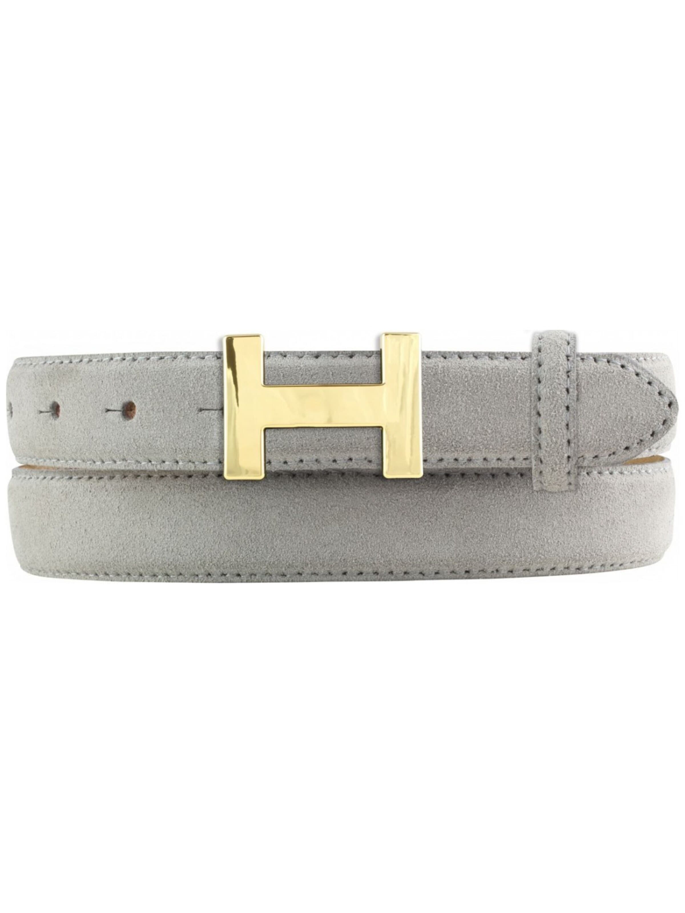 BELTINGER Gürtel 'Horus'‌‌‌‌ in Grau: Vorderseite