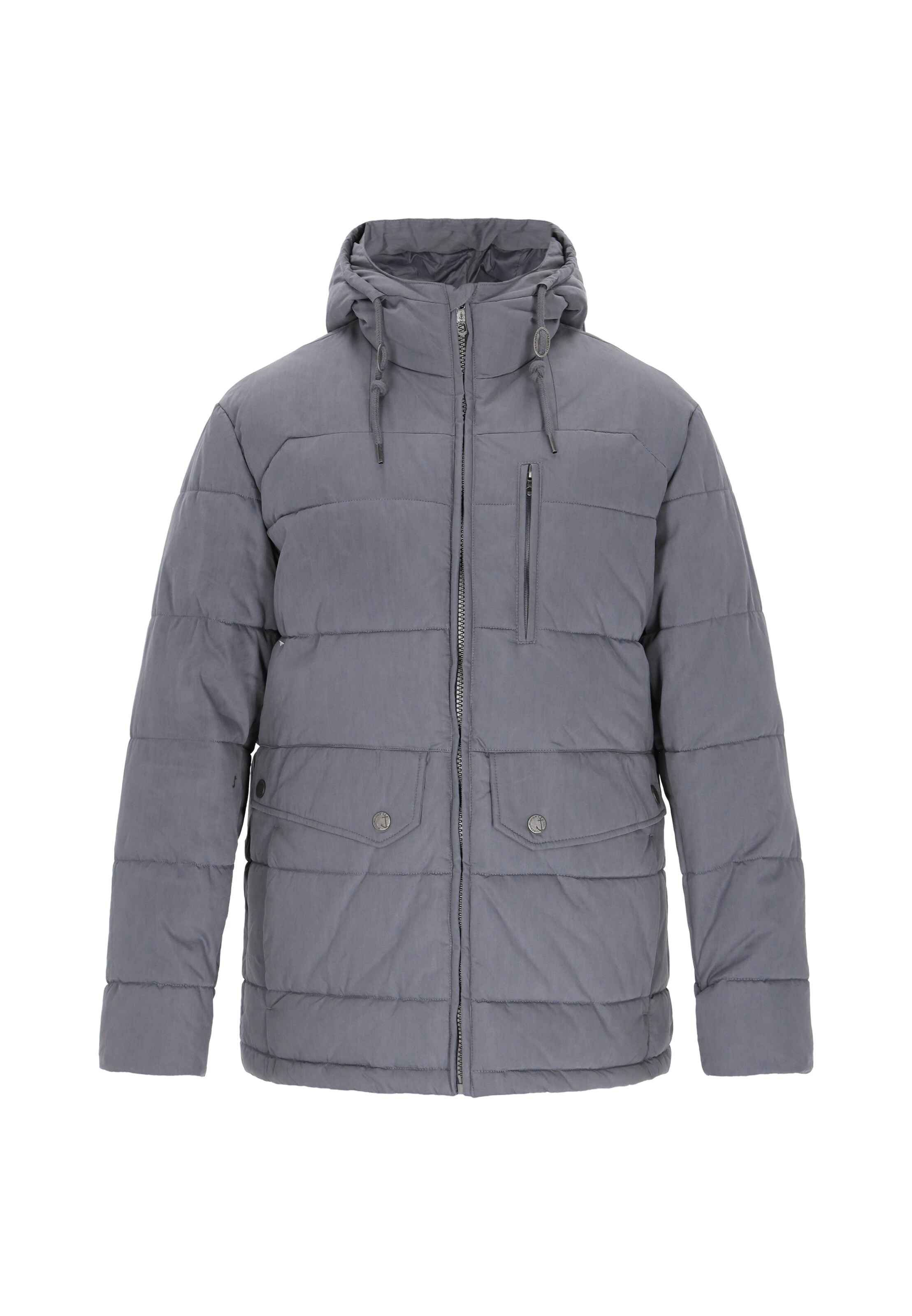 DreiMaster Maritim - Chaqueta de invierno en gris: frente