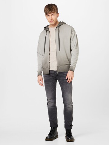 DRYKORN Sweatjacke 'OSKAR' in Grau