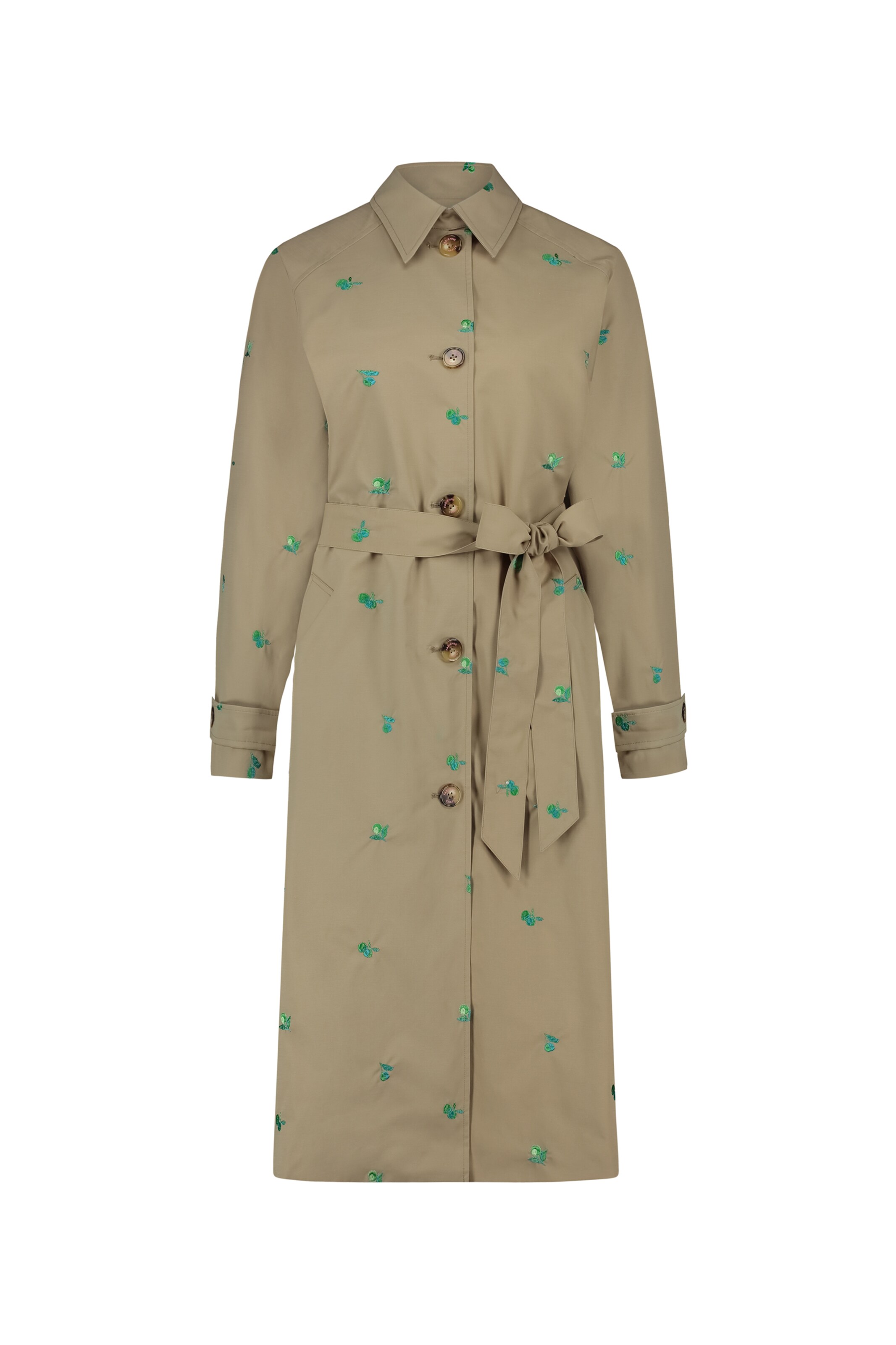 Fabienne Chapot Between-seasons coat in Beige: front
