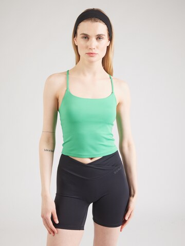 Girlfriend Collective Sports Top 'Willa' in Green: front