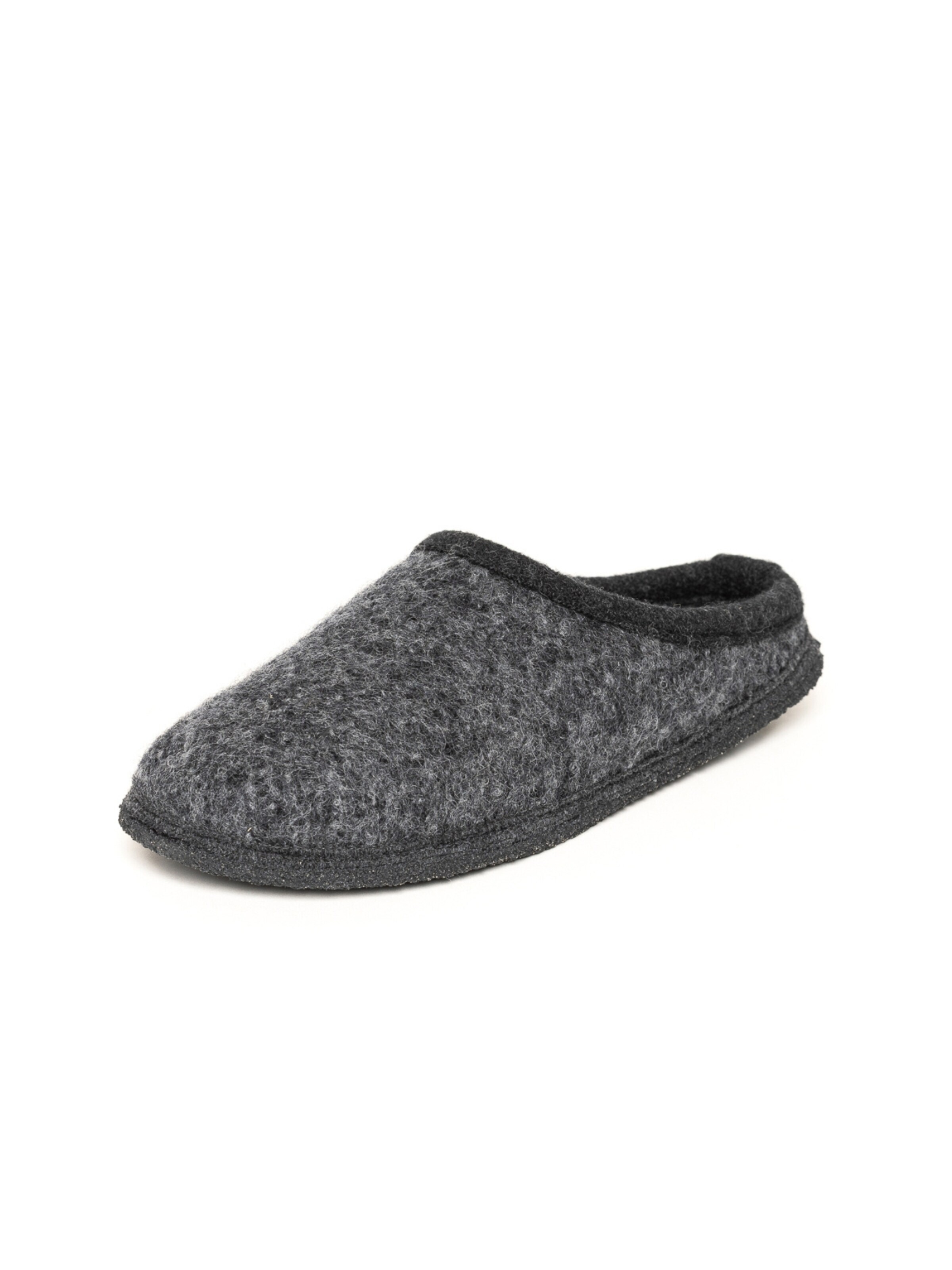 Gottstein Slippers 'Walkpantoffel Wool Venture Low' in Grey: front