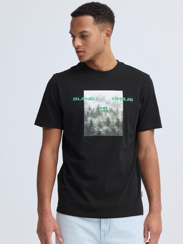 BLEND Rundhalsshirt ' BHKean ' in Schwarz
