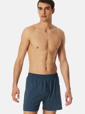 SCHIESSER Boxer shorts ' Basic ' in Blue