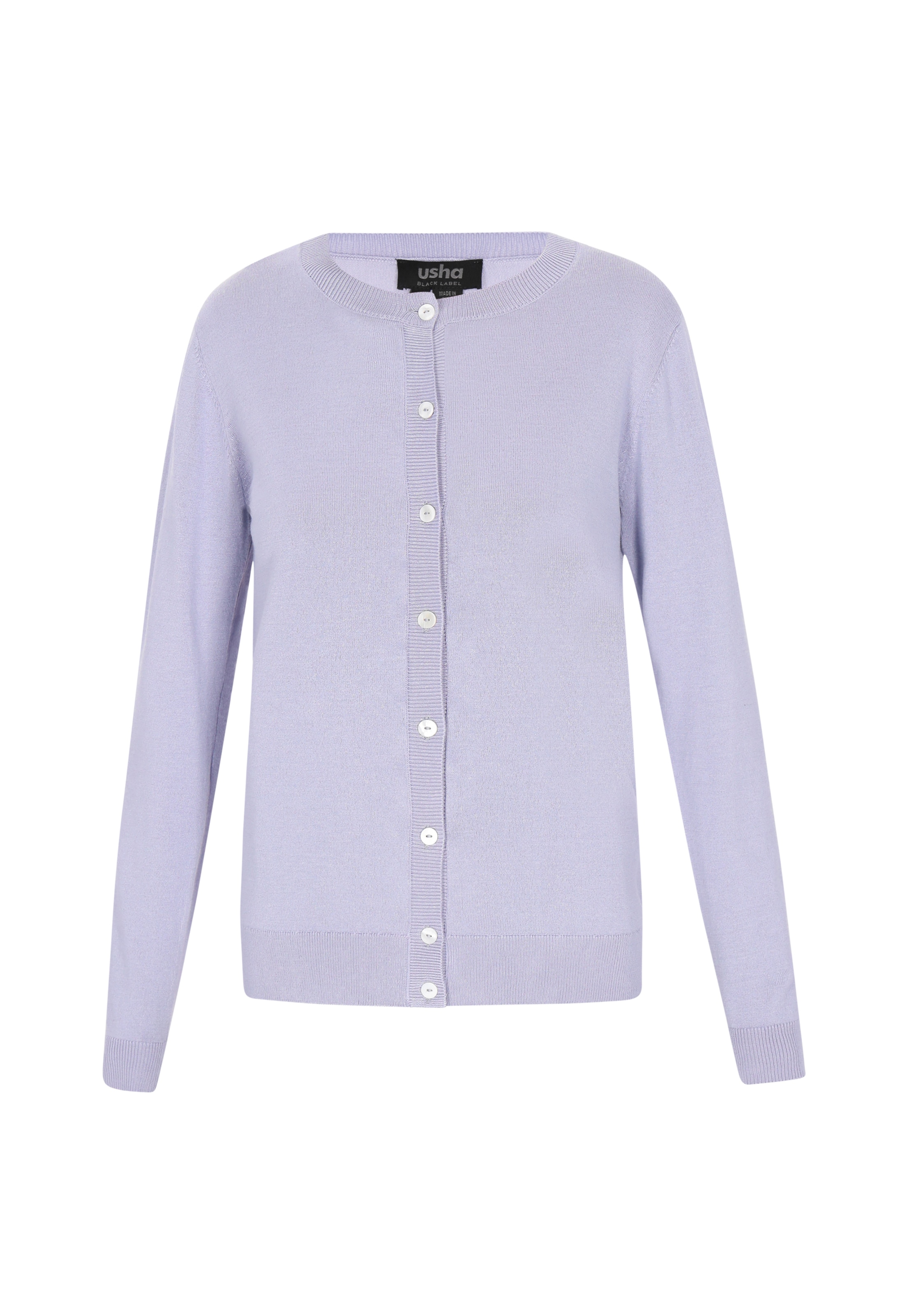 purpurinė usha BLACK LABEL Kardiganas 'Classic Look': priekis