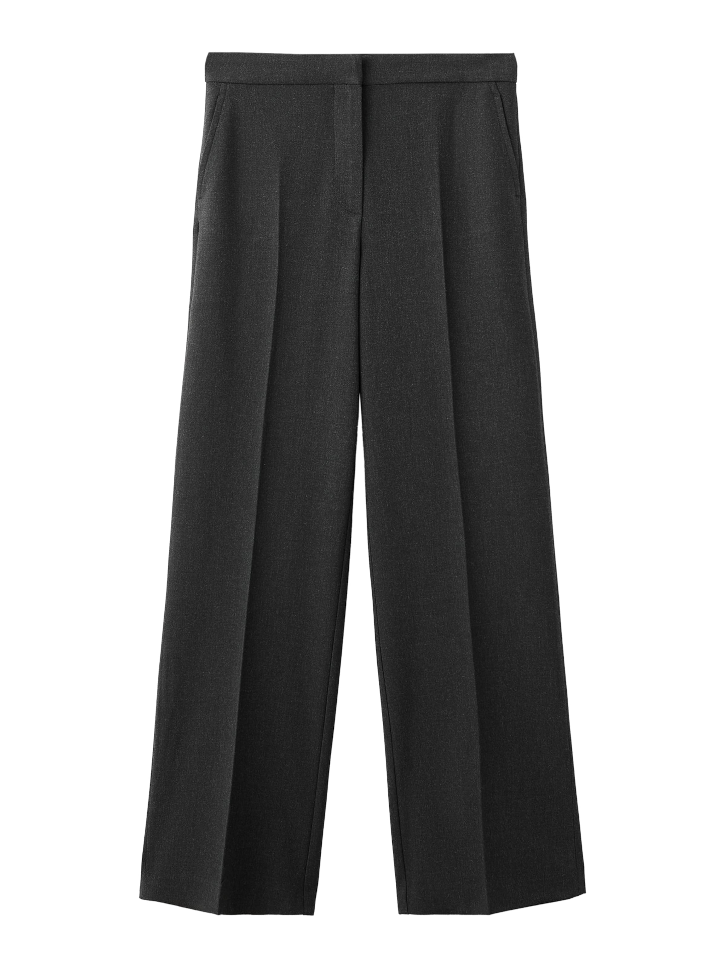 MANGO Trousers with creases 'Daisy' in Dark grey, Item view
