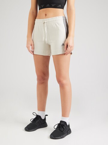 ADIDAS SPORTSWEAR regular Sportsbukser 'Essentials' i beige: forside