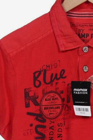 CAMP DAVID Poloshirt S in Rot