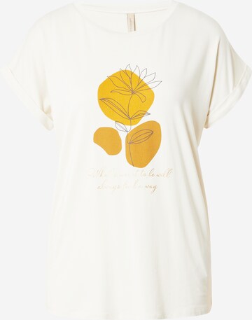 T-shirt 'MARICA' Soyaconcept en jaune : devant