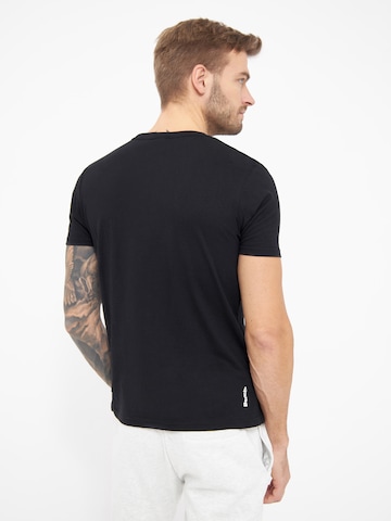 BENCH Shirt 'Leandro' in Zwart