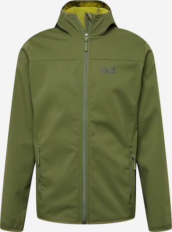 JACK WOLFSKIN Outdoor jacket 'Northern Point' in Green: front