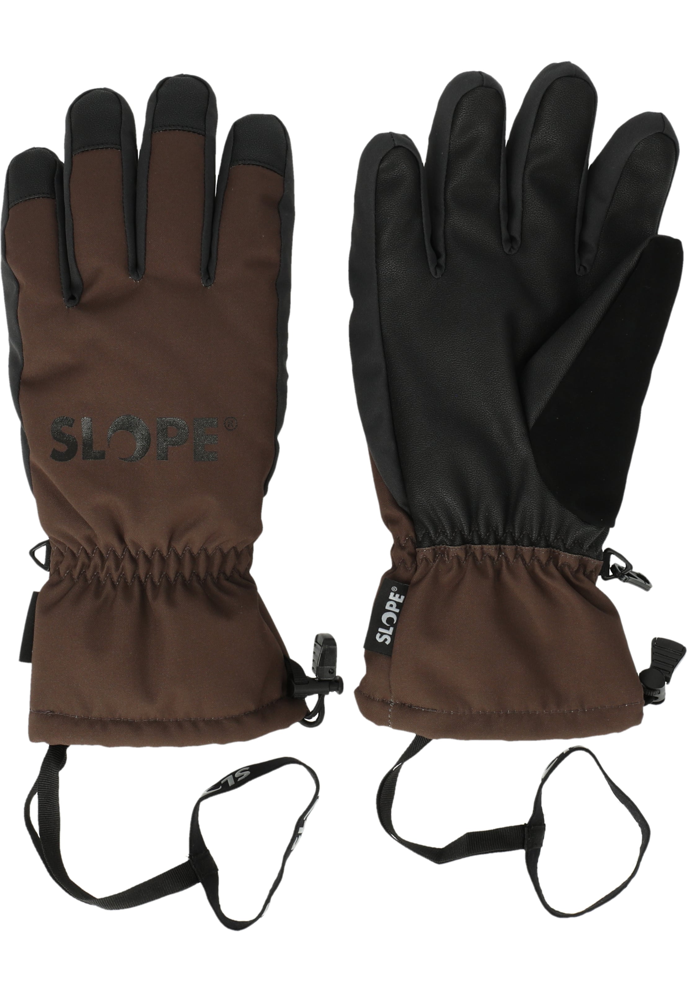 SLOPE Full finger gloves 'Finnick' in Black: front