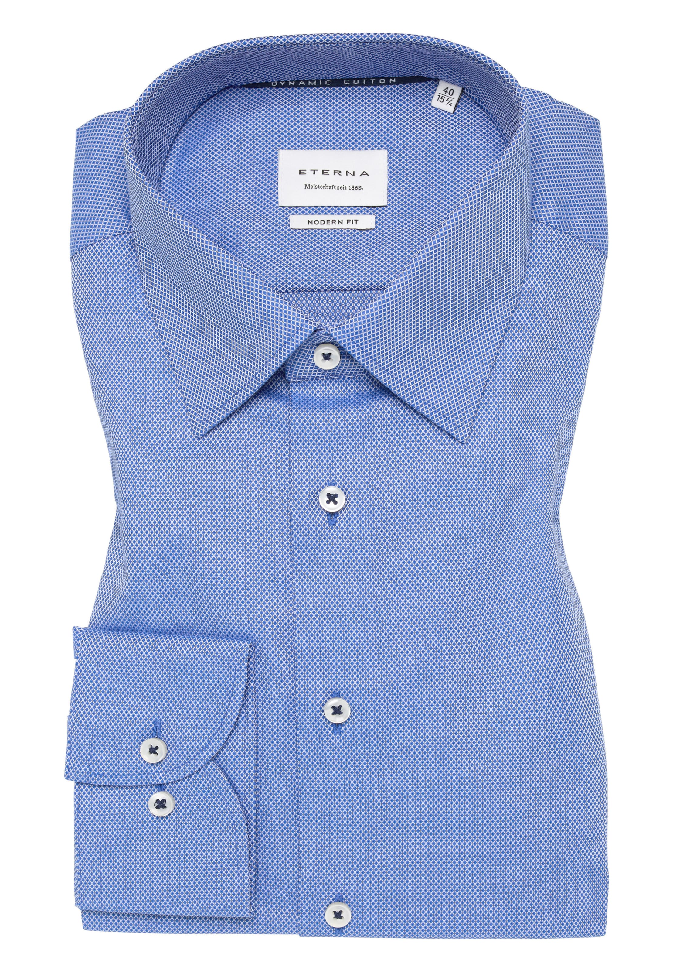 ETERNA Regular Fit Hemd 'Modern Fit' in Blau