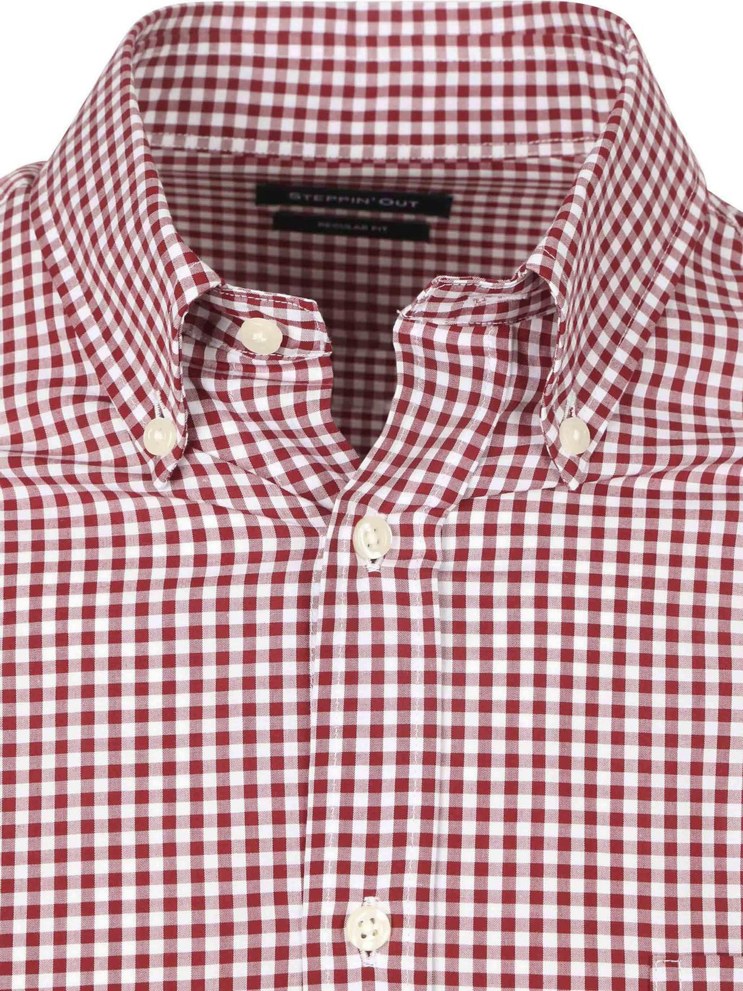 Steppin' out Regular fit Overhemd in Rood