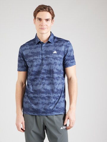 ADIDAS GOLF Sportshirt in Blau: Vorderseite