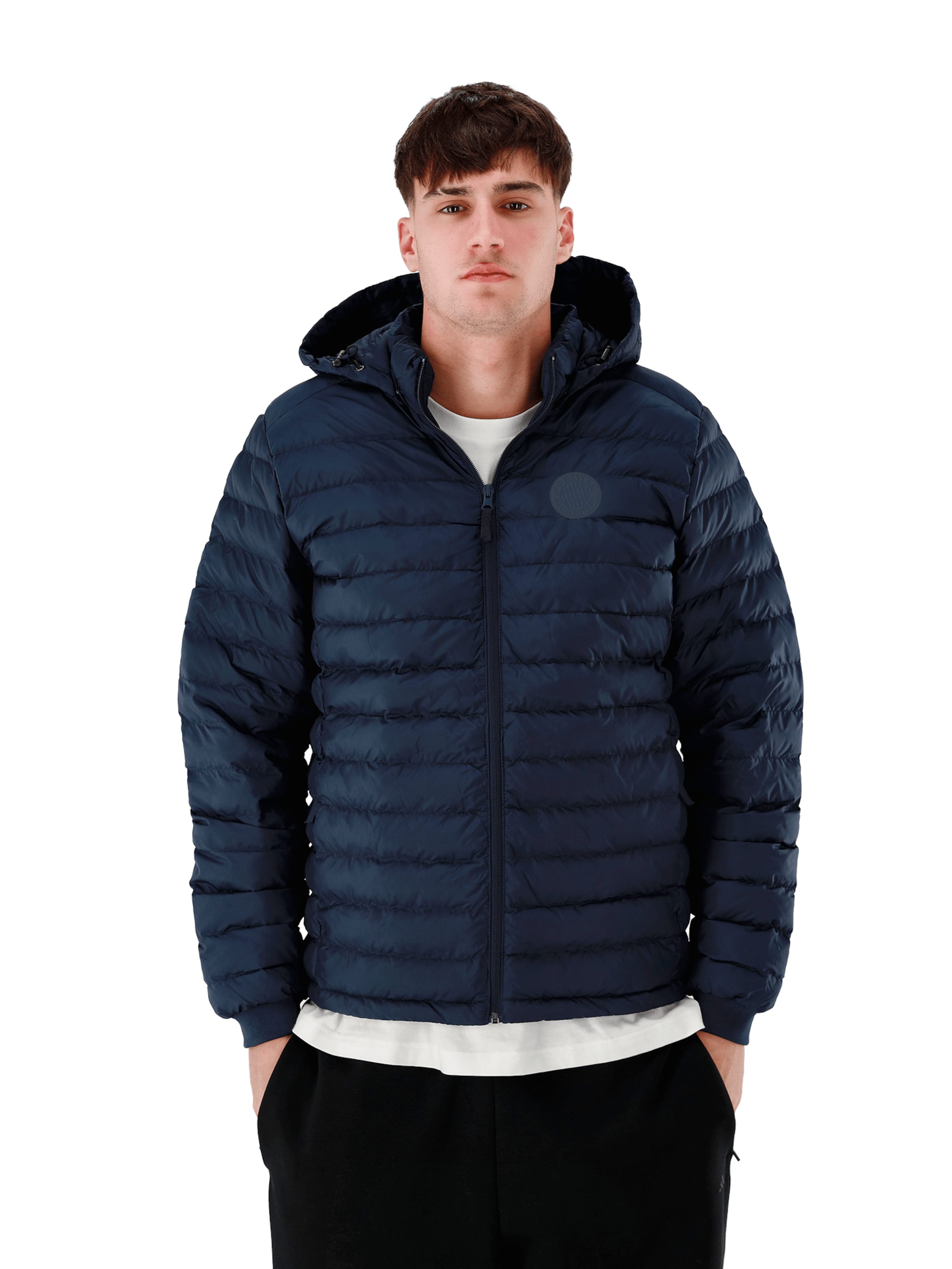 FC BAYERN MÜNCHEN Steppjacke in Blau: Vorderseite