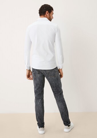 s.Oliver Slim Fit Hemd in Weiß