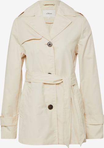s.Oliver Between-seasons coat in Beige: front